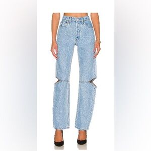 Cowgirl High Rise Straight Jeans